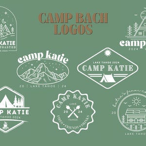 Camp Bachelorette Custom Logo, Camp Bach Logo, Last trail before the veil, bachelorette logo  Camping, Wild in the Woods, Bachelorette SVG