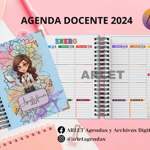 Teaching agenda 2024 A5 size - digital file