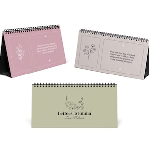 Aangepaste flip boek cadeau, geestelijke gezondheid cadeau, cadeau voor beste vriend, dagelijkse bevestigingskaarten, unieke vriendschapsgeschenken, vriendschap aandenken cadeau