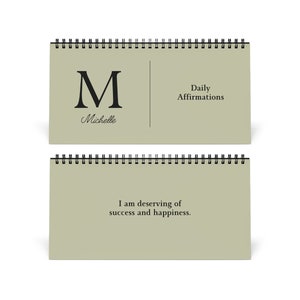 Individuelles Daumenloch, individuelles Tischdekor, individuelle tägliche Affirmationen, individuelle Mitarbeiter Geschenkideen, individuelles Büro Geschenk