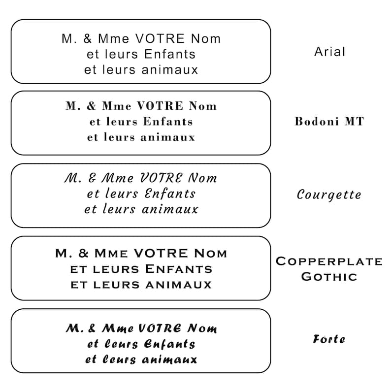 Plaque de Boîte aux lettres Personnalisés image 9