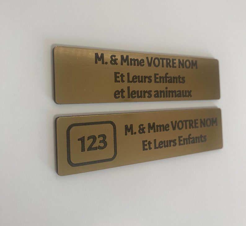 Plaque de Boîte aux lettres Personnalisés image 2