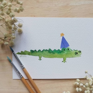 Pintura de acuarela minimalista personalizada