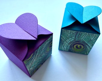 Peacock Favors, Peacock Favor Box, Peacock Wedding Favors, Peacock Wedding Boxes, Set of 25