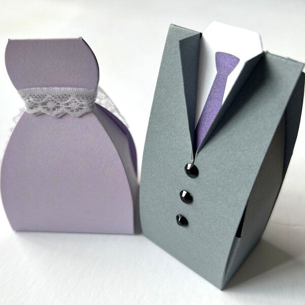 Dress Favor Box Etsy