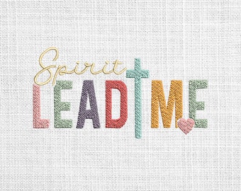 Spirit lead me  embroidery designs,Christian embroidery files,Spirit lead me  machine embroidery designs trendy,Christian embroidery designs