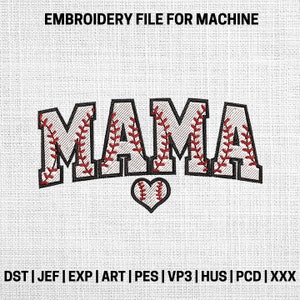 Mama embroidery designs, Happy mother day embroidery pattern,Mama game day machine embroidery designs, Baseball mama embroidery files trendy