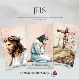 JHS, 46 cartas oráculo llenas de mensajes para ti sobre la vida de Jesucristo