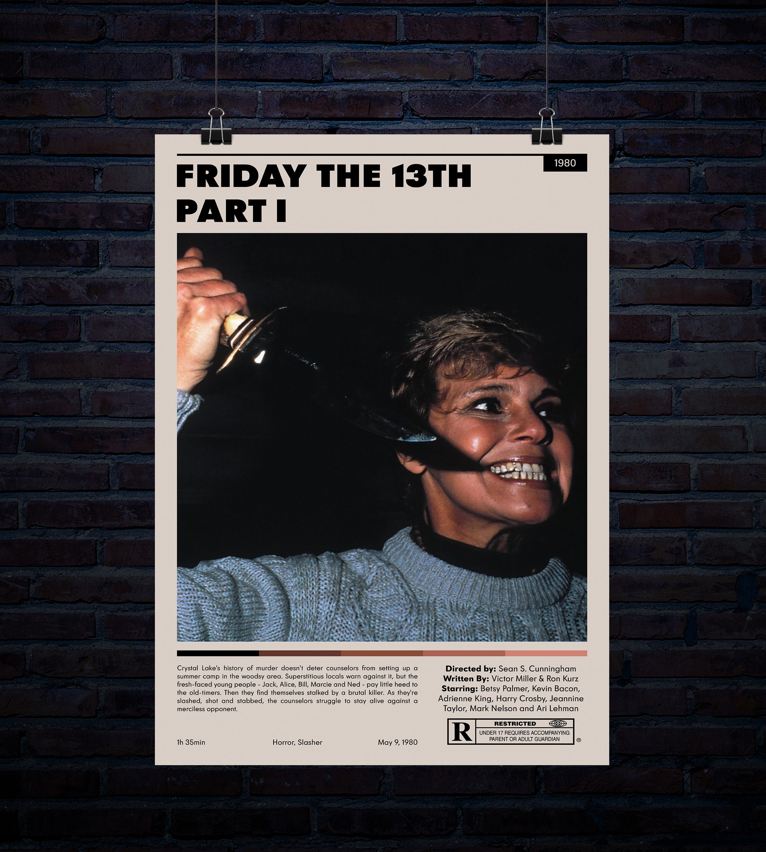 Friday the 13th (1980) fan poster