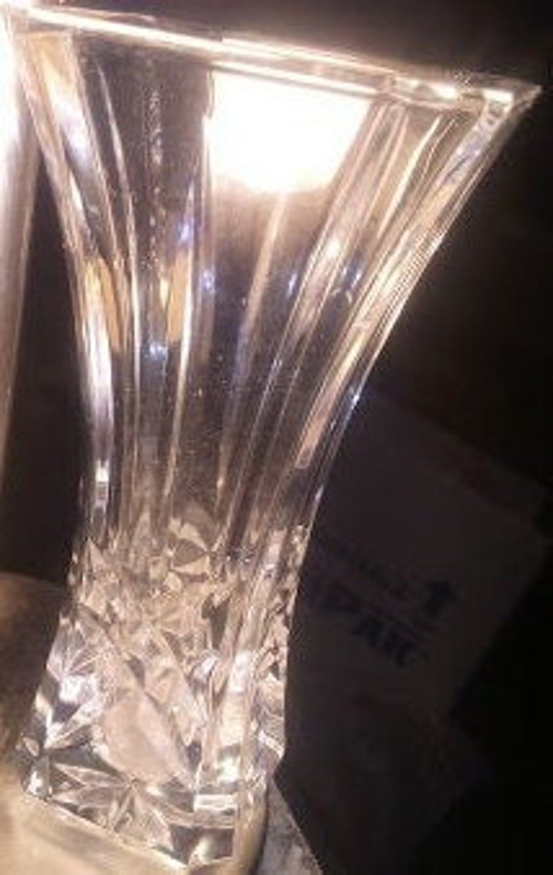 Waterford Crystal Gesture Bud Vase Etsy