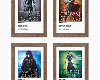 Pósteres de la serie Trono de Cristal / Libros 1-4 / TOG / Impresiones digitales / Sarah J. Maas / Booktok