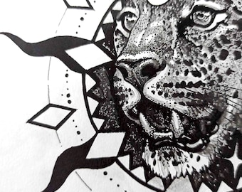 Leopard tattoo ideas  design graphic