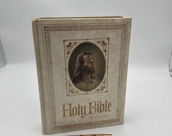 Bibbia KJV d'epoca Thomas Nelson Regency Red Letter Edition / Bibbia di famiglia