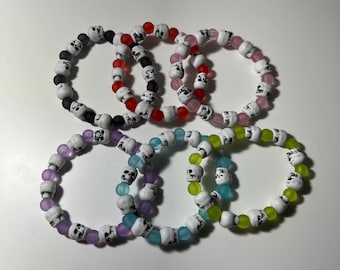 スカルバブルブレスレット