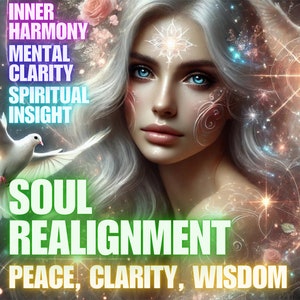 Soul Realignment, Peace, Clarity, Wisdom, Spiritual Insight, Inner Harmony, Mental Clarity, Activation, Attunement