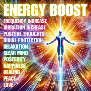 Energy Boost Activation, Positivity, Love, Peace, Happiness, Vibration Boost, Positive Thoughts, Divine Protection, Healing, Clear Mind
