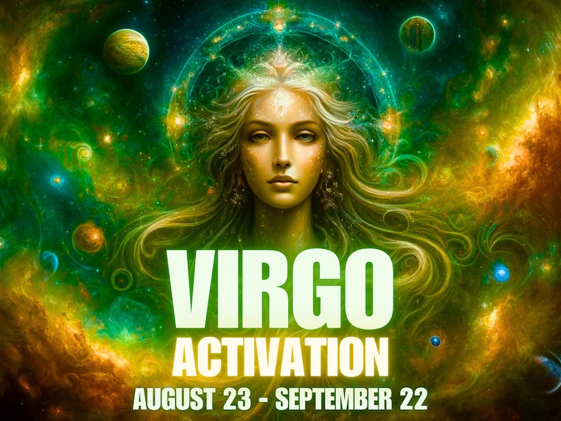 Virgo Activation, Zodiac Activation, August 23 - September 22 - Etsy