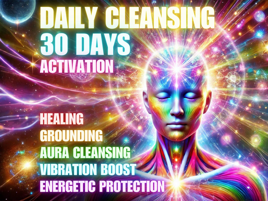 Energetic Protection Daily Cleansing 30 Days Activation, Healing, Grounding, Aura Cleansing ...