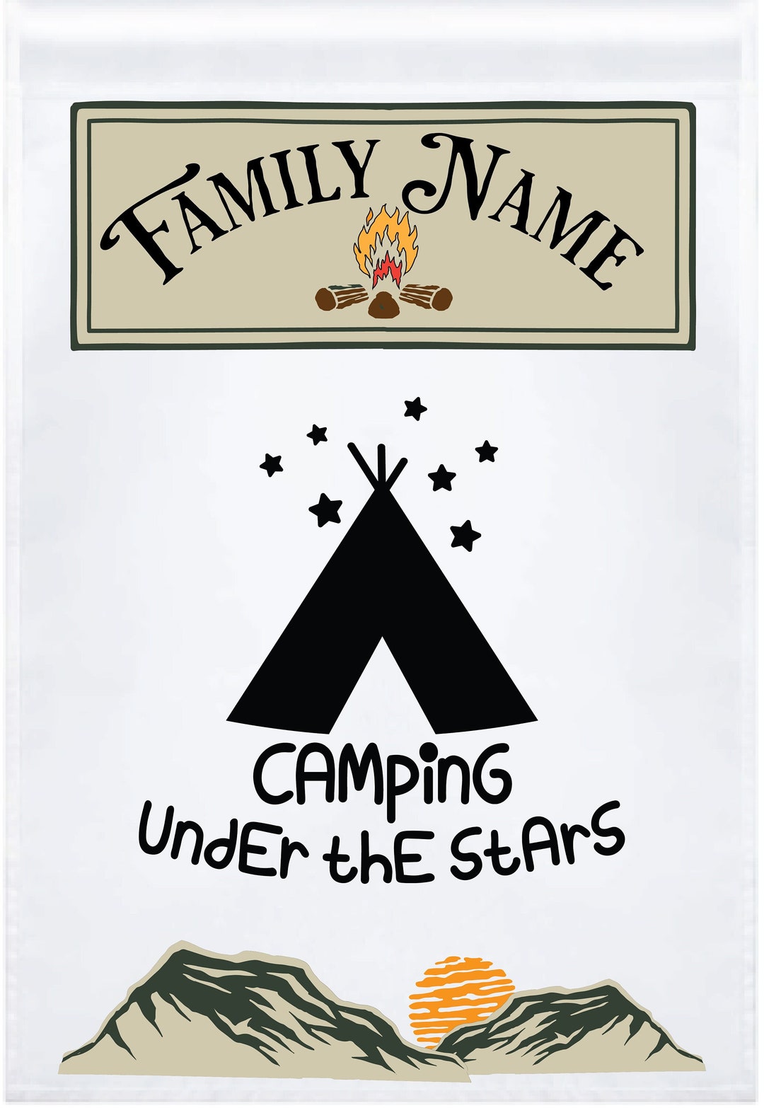Named Camping Quotes Signs Etsy