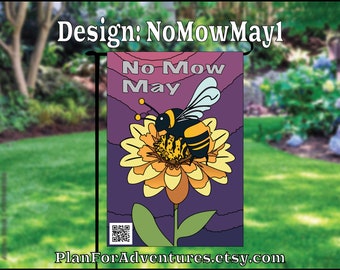 No Mow May Yard Sign