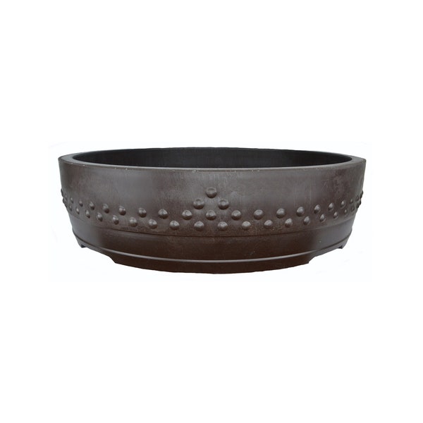 Mica Bonsai drum bowl round