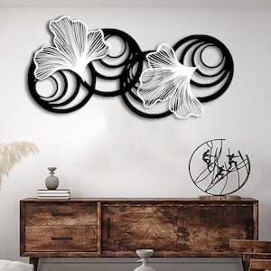 Minimalist Metal Line Wall Art: Geometric Abstract Decor