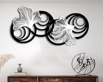 Minimalist Metal Line Wall Art: Geometric Abstract Decor