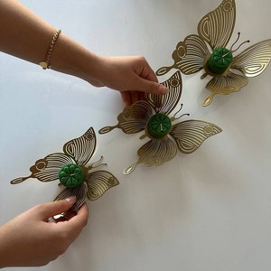 3 Piece Metal Butterfly Candle Holder Set, Candle Holder, Table Ornament, Modern Decor, Tabletop  Decoration, Tealight Holder, Keychain