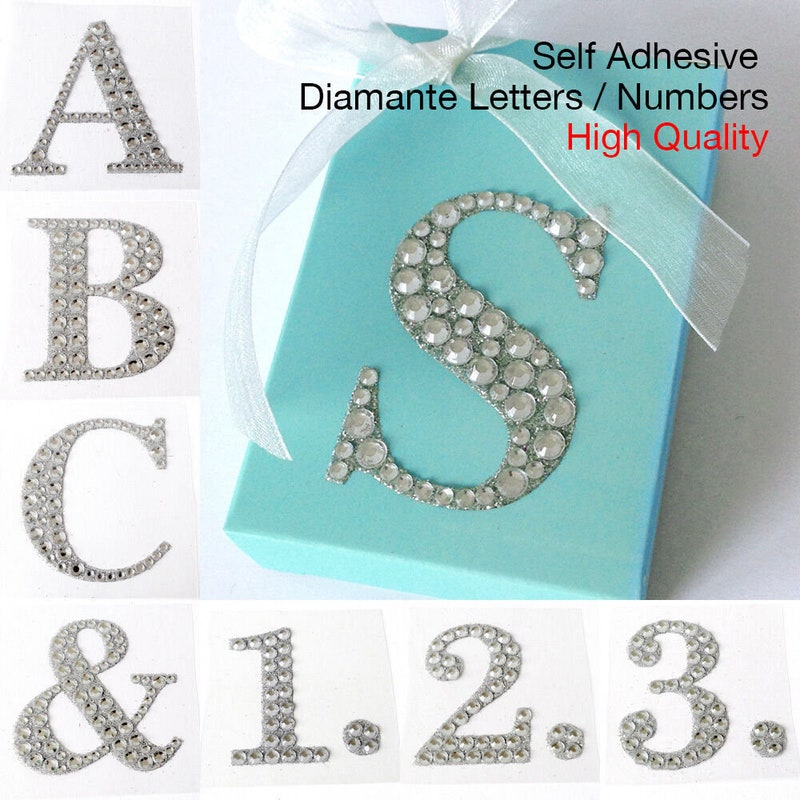 Hand Lettering Guide Numbers Diamante Letters - Etsy UK