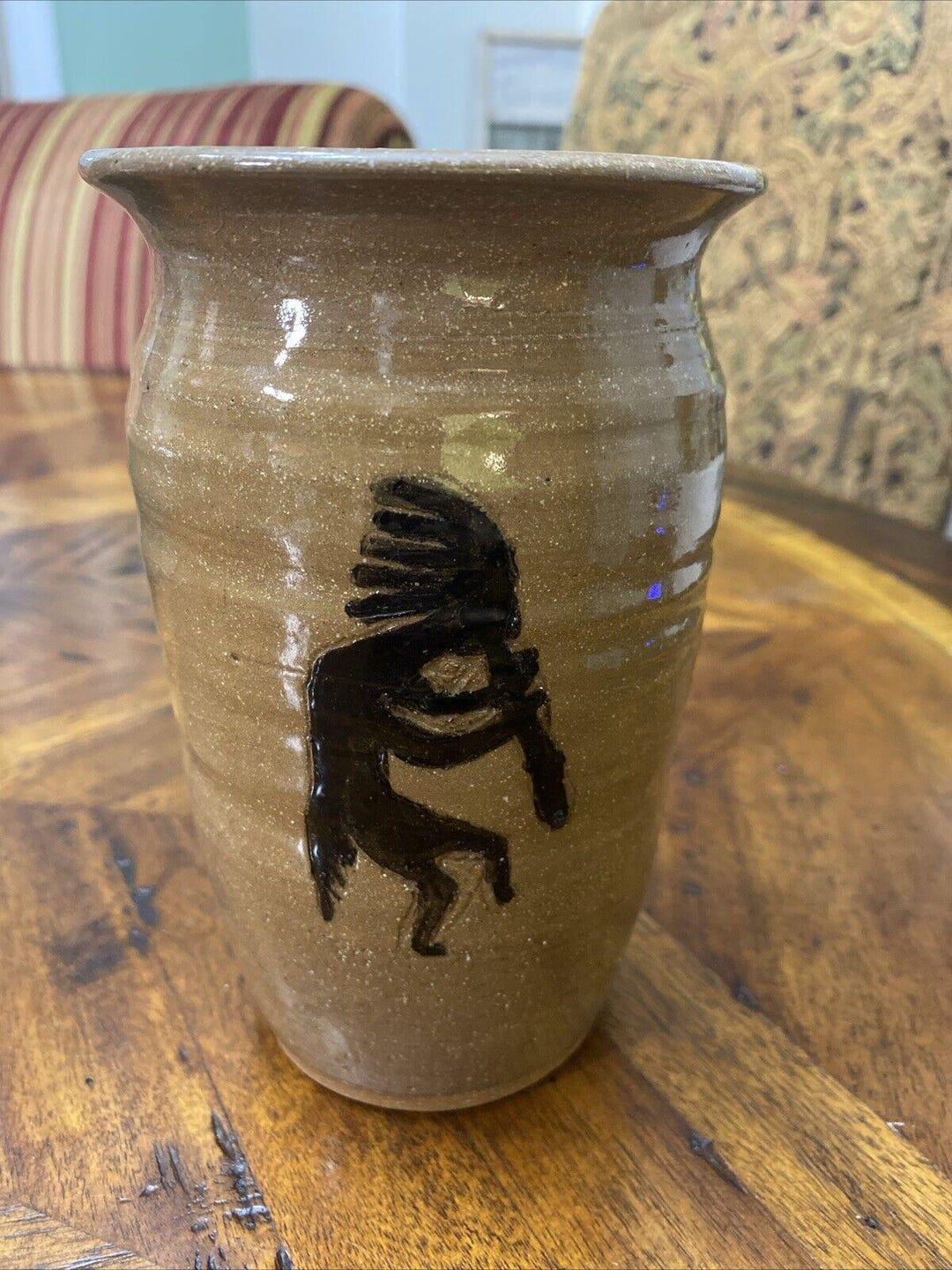 Artist Signed Hand Thrown Stoneware Art Pottery Tumbler Vase - Etsy