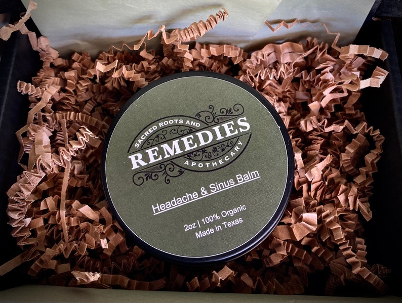 Headache & Sinus Relief Balm Etsy