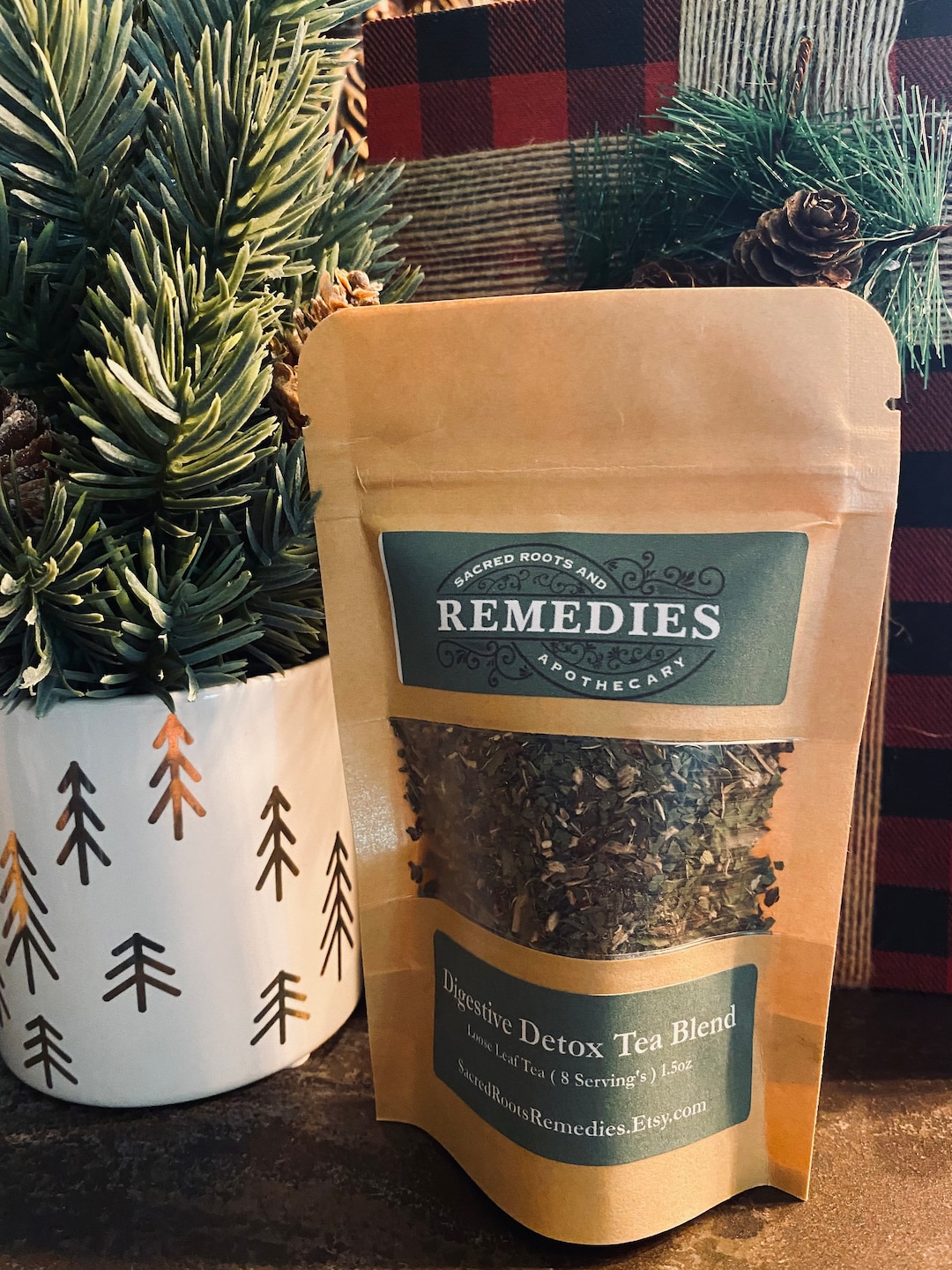 Organic Digestive Detox Tea Blend, Organic Colon Cleanse, Senna Leaf