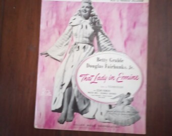 Betty Grable This Is The Moment Sheet Music