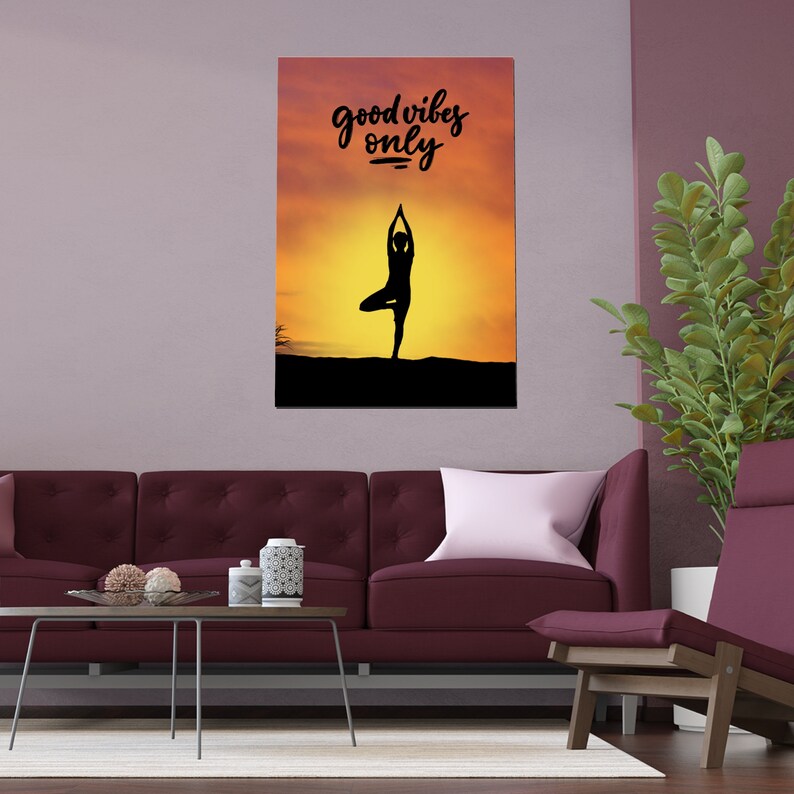 Large Indoor and Outdoor Silk Posters 32x48 Good Vibes Only Poster