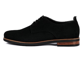 Genuine Leather Handmade Derby Shoes Men - Rocco - VV139