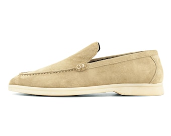 Echtleder Handmade Camel Loafer Schuhe Herren - Norris - VV263