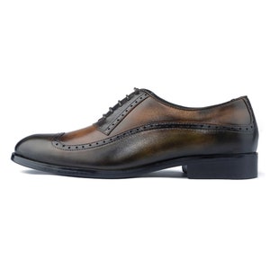 Genuine Leather Handmade Oxford Shoes Men - Aurelio - VV108