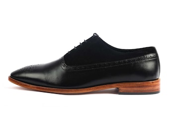 Genuine Leather Handmade Oxford Shoes Men - Massimo - VV164