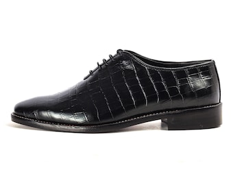 Genuine Leather Handmade Oxford Shoes Men - Leandro - VV151