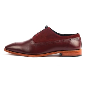 Echtleder Handgefertigte Oxford Schuhe Herren - Marcello - VV160
