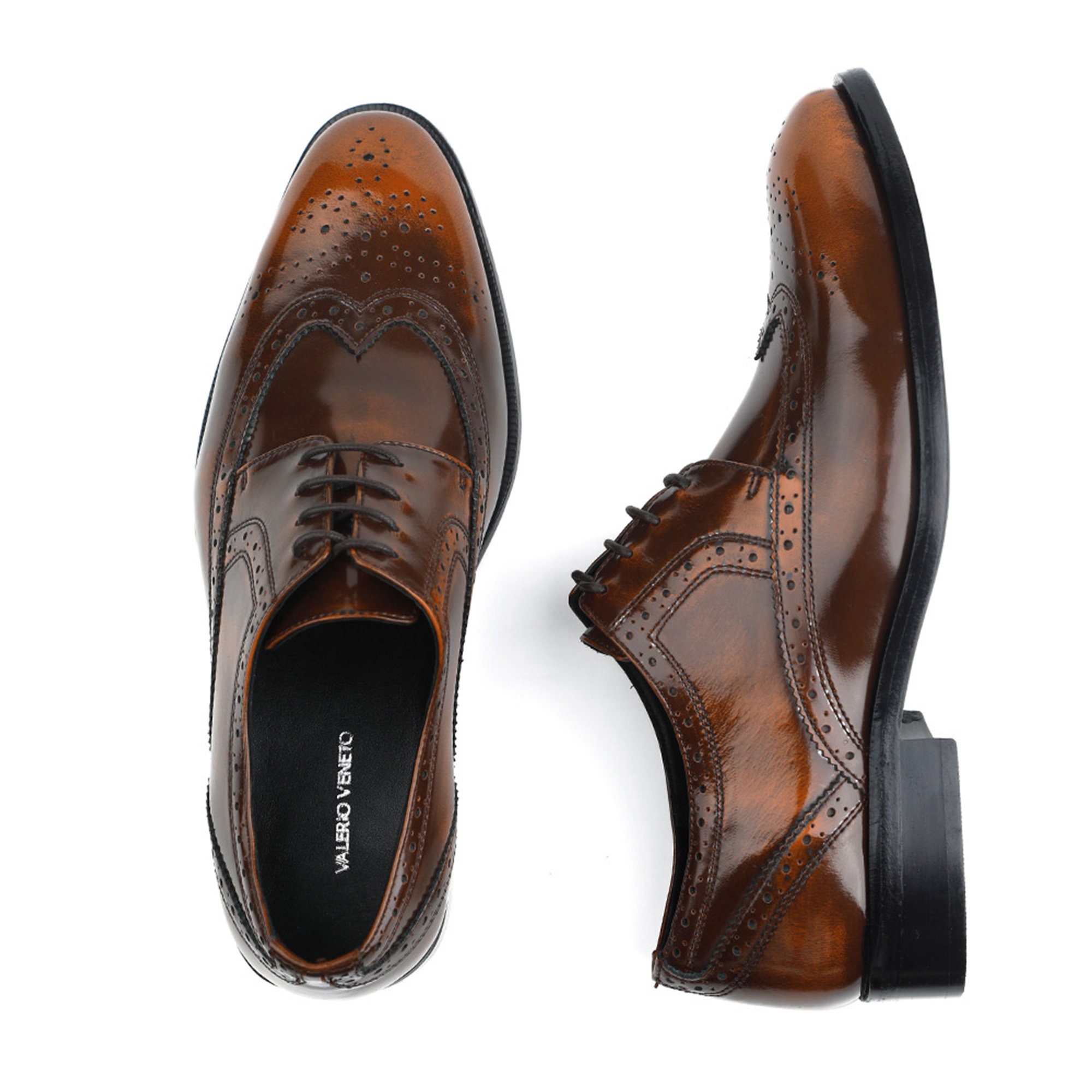 Fashion Vintage Buckle Derby Shoes Faux Leather Men's Shoe