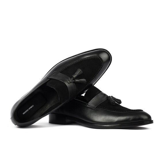 Genuine Leather Handmade Loafer Shoes Men Pablo VV131 Etsy Canada