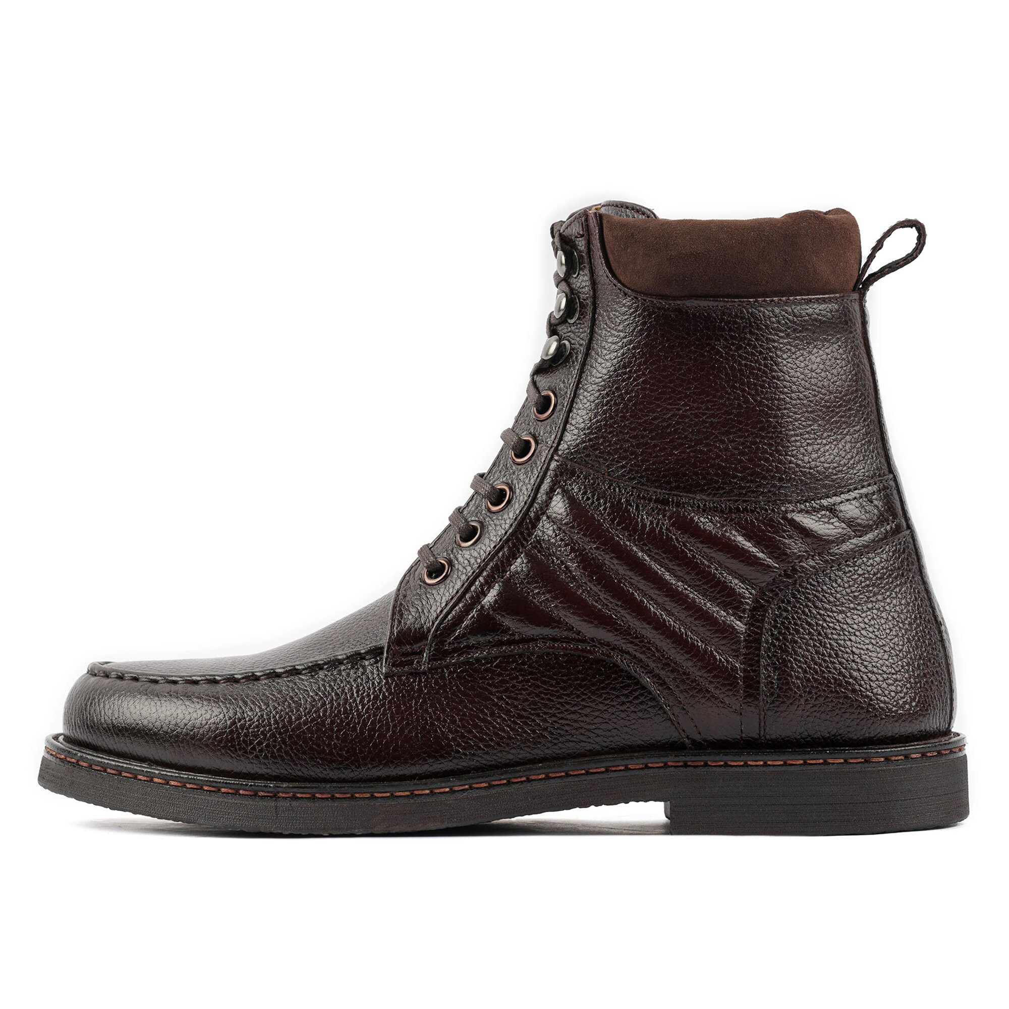 Genuine Leather Handmade Long Boots Men - Eldridge - VV192