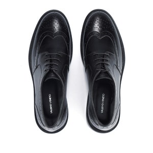 Handgefertigte Derby-Schuhe aus echtem Leder für Herren Dominique VV116 Bild 4