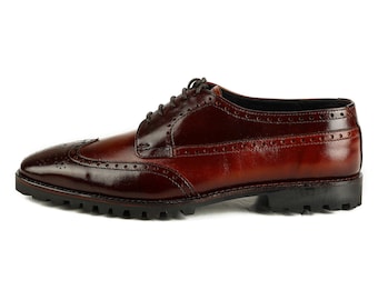 Genuine Leather Handmade Derby Shoes Men - Crawford - VV172