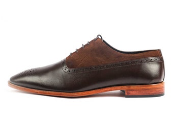 Genuine Leather Handmade Oxford Shoes Men - Lorendo - VV156