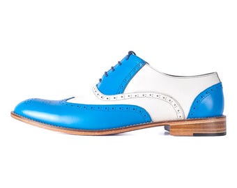Genuine Leather Handmade Oxford Shoes Men - Ashford - VV230