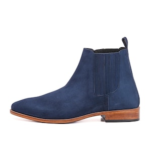 Genuine Leather Handmade Chelsea Boots Men - Dunmoor - VV231
