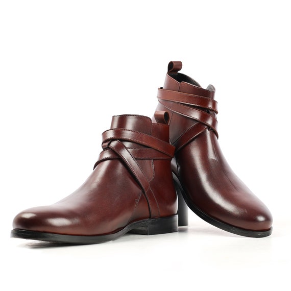 Genuine Leather Handmade Long Boots Men - Jules - VV150 - Etsy display picture 1