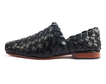 Genuine Leather Handmade Loafer Shoes Men - Lombardi - VV155